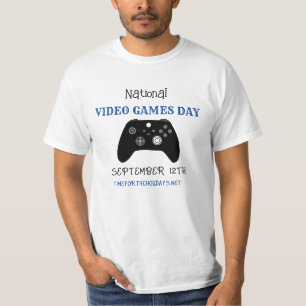 National Video Games Day September 12th   T-Shirt