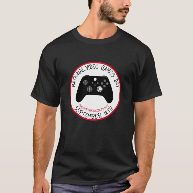National Video Games Day September 12th  T-Shirt (Front)