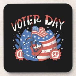 National Voter Registration Day Coaster