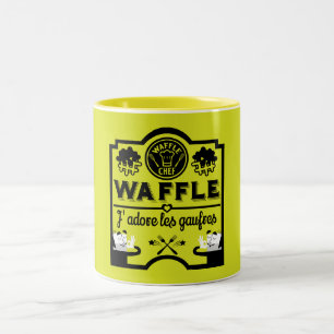 National Waffle Day Two-Tone Coffee Mug