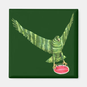 National Watermelon Day Eagle Magnet