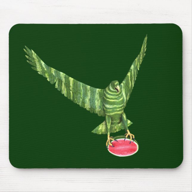 National Watermelon Day Eagle Mouse Mat (Front)