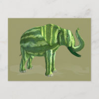 National Watermelon Day Elephant