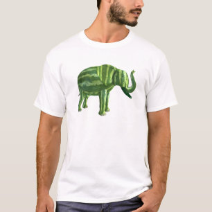 National Watermelon Day Elephant T-Shirt