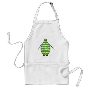 National Watermelon Day Penguin Standard Apron