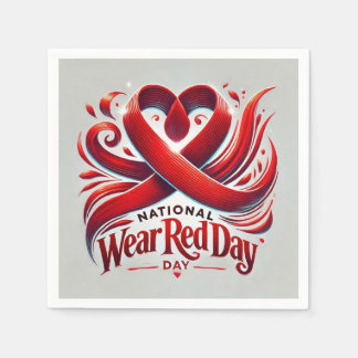 National Wear Red Day Napkin
