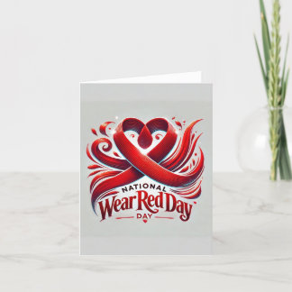 National Wear Red Day Thank You Card