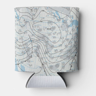National Weather Map Can Cooler
