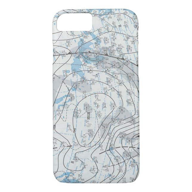 National Weather Map Case-Mate iPhone Case (Back)
