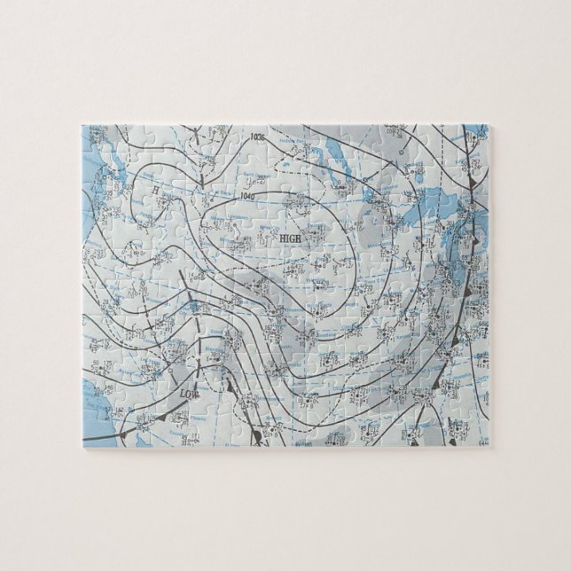 National Weather Map Jigsaw Puzzle (Horizontal)