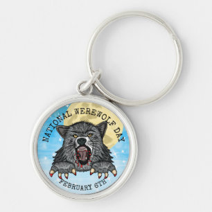 National Werewolf Day February 6th  Key Ring