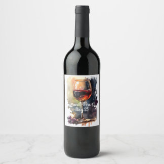 National Wine Day Label