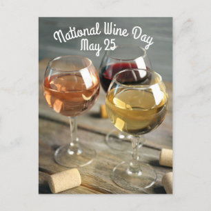 National Wine Day Postcard