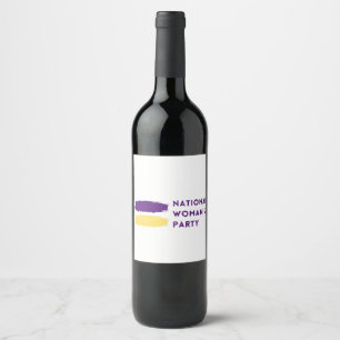 National Woman's Party Logo 1916 Wine Label