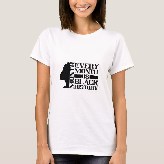 National Women's History Month 2025 Womens History T-Shirt (Front)