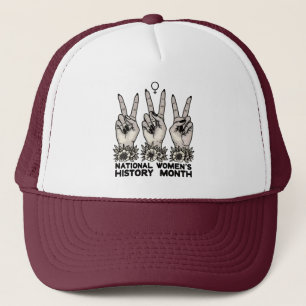 National Women's History Month Feminist women Trucker Hat