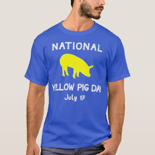 National Yellow Pig Day Premium 4248  T-Shirt