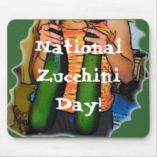 National Zucchini Day! Mouse Mat