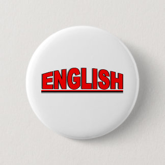 Nationalities - "English" 6 Cm Round Badge