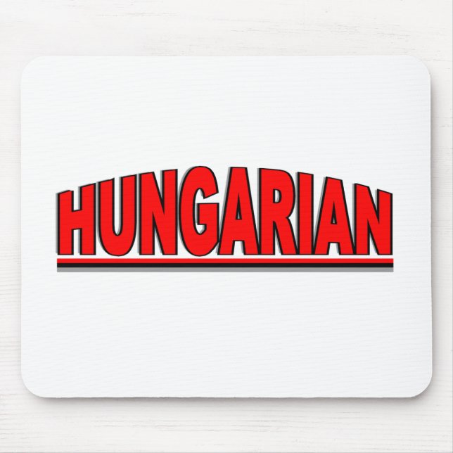 Nationalities - "Hungarian" Mouse Mat (Front)