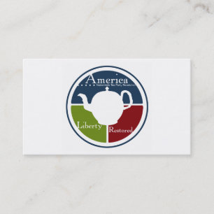 Nationwide Tea Party business card