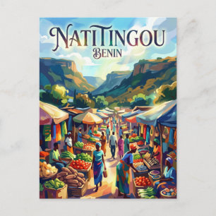 Natitingou Market Benin Postcard