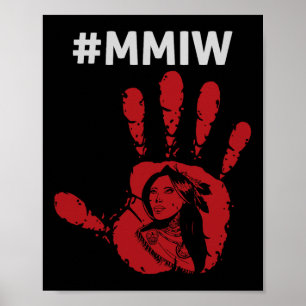 Native America Stolen Sisters Awareness Merch - Mm Poster