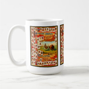 Native American 50 Famous Tribal Chiefs Vintage Coffee Mug