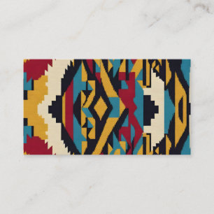 Native American Abstract Tribute 01 Business Card