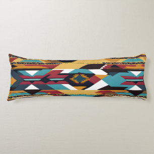 Native American Abstract Tribute 02 Body Cushion