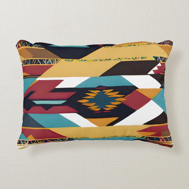 Native American Abstract Tribute 02 Decorative Cushion (Front)