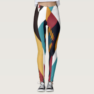 Native American Abstract Tribute 02 Leggings
