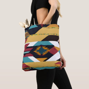 Native American Abstract Tribute 02 Tote Bag