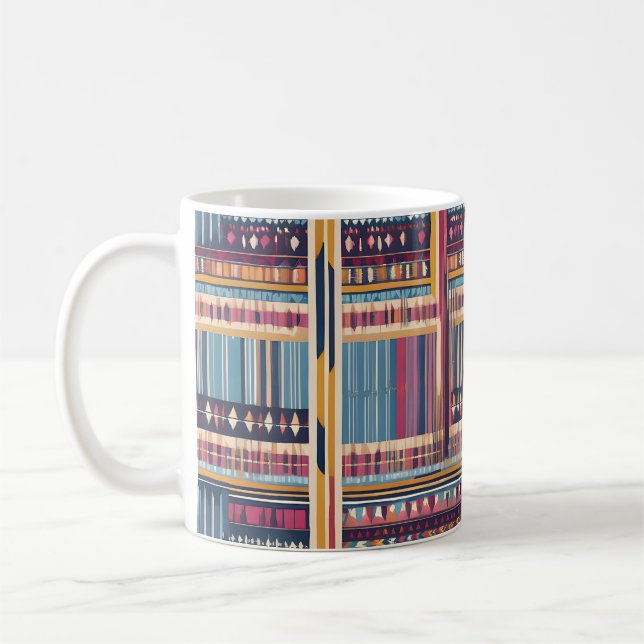 Native American Abstract Tribute 07 Coffee Mug (Left)