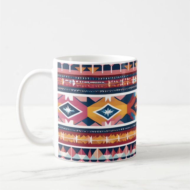 Native American Abstract Tribute 18 Coffee Mug (Left)