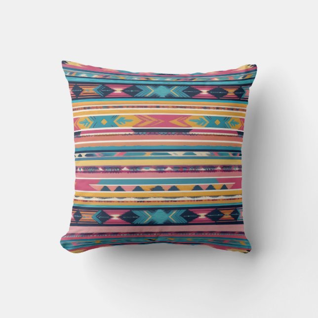 Native American Abstract Tribute S13 Cushion (Front)