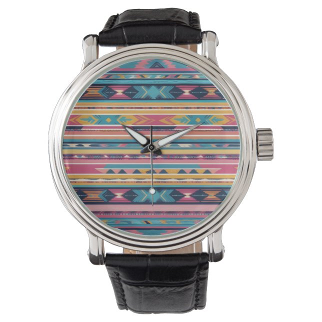 Native American Abstract Tribute S13 Watch (Front)
