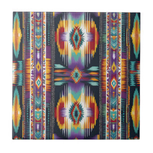 Native American Abstract Tribute S4 Tile