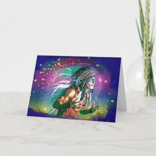 Native American All Occasion Folded Greeting Card