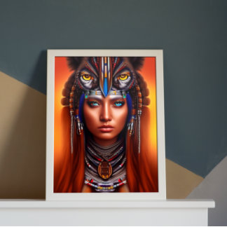 Native American Apache Poster
