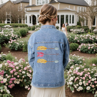 Native American Arrow Women's Denim Jacket