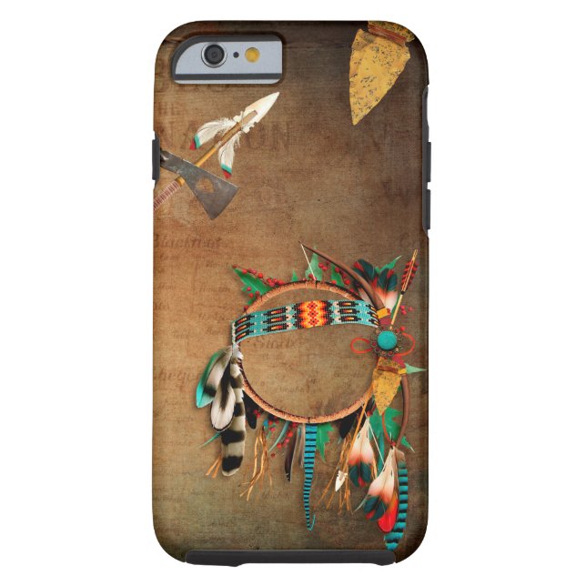Native American arrowhead Indian Case-Mate iPhone Case (Back)