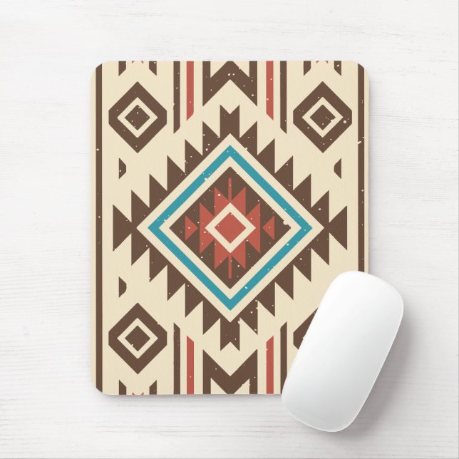 Native American Art Mouse Mat (With Mouse)
