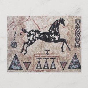Native American Art Postcard