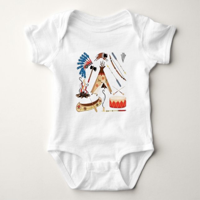 Native American Baby Bodysuit (Front)