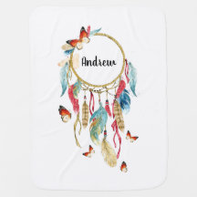 Native American Baby Boy Nursery Blanket Personal