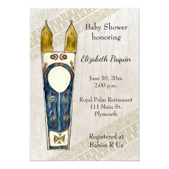 Native American Baby Shower Invitation
