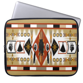 Native American Bear Clan Electronics Bag