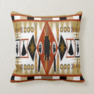 Native American Bear Clan Pillow