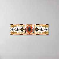 Native American Bear Clan Stretched Canvas Print